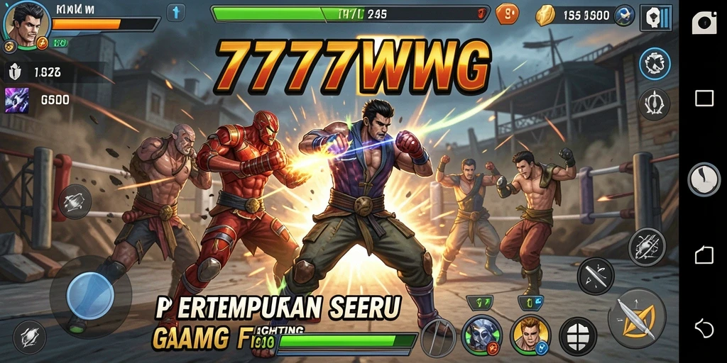 Tampilan gameplay seru dengan pertarungan dinamis dan karakter yang menawan.