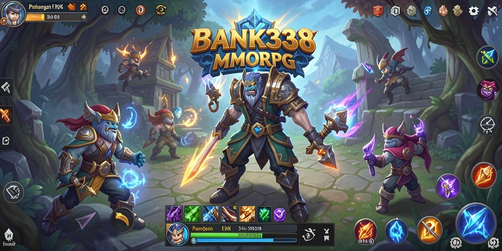 Tampilan gameplay BANK338 yang mendebarkan di dunia MMORPG.
