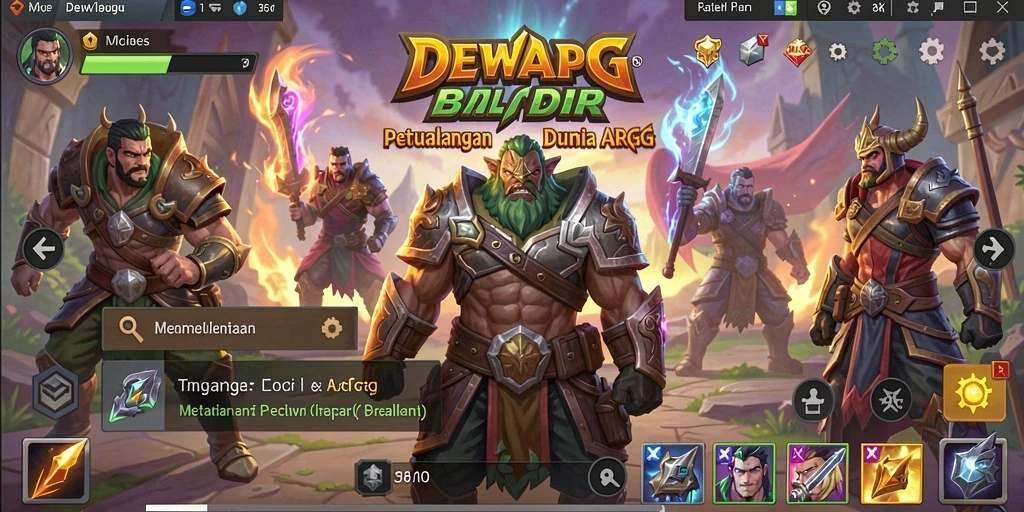 Tampilan gameplay DEWAPG yang penuh aksi dan strategi.