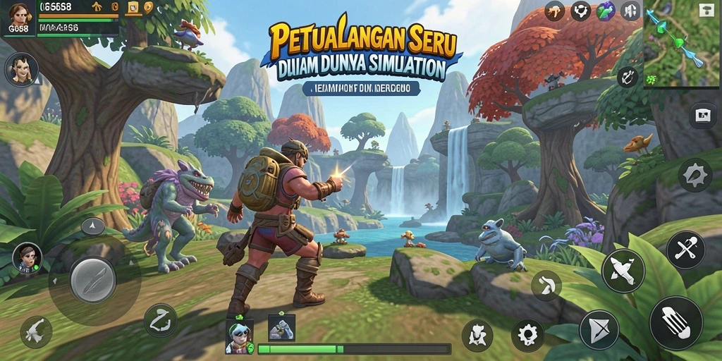 Screenshot utama G668 menampilkan gameplay simulation yang menarik dan interaktif.