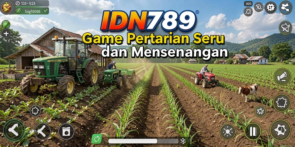 Tampilan menarik gameplay Farming di IDN789 dengan berbagai aktivitas.