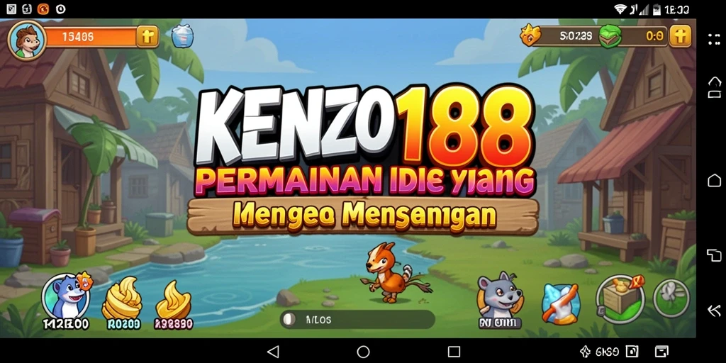 Tampilan gameplay KENZO188 yang menarik dan menghibur.