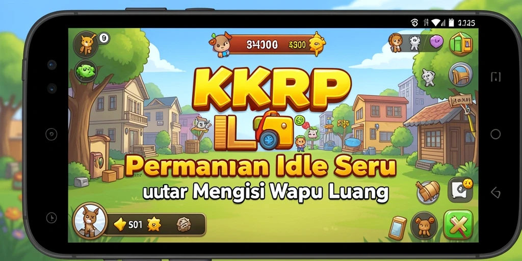 Screenshot gameplay KKRP menampilkan aksi Idle yang menarik dan dinamis.