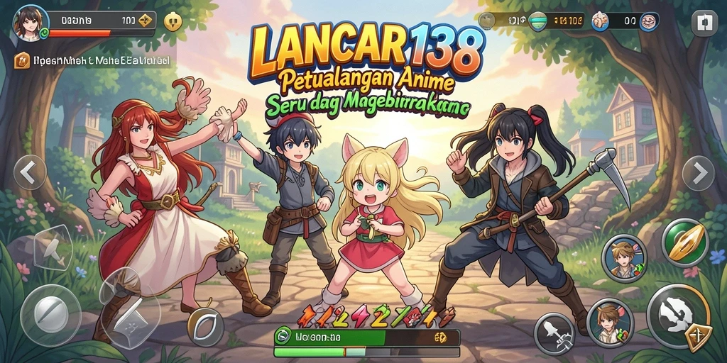 Screenshot gameplay LANCAR138 dengan karakter Anime yang menarik.