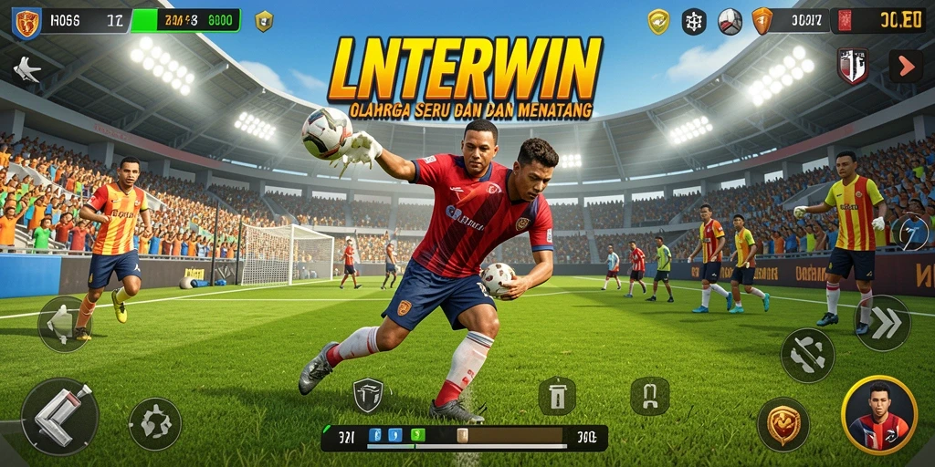 Tampilan gameplay LNTERWIN dengan grafis menarik dan interaksi mulus.