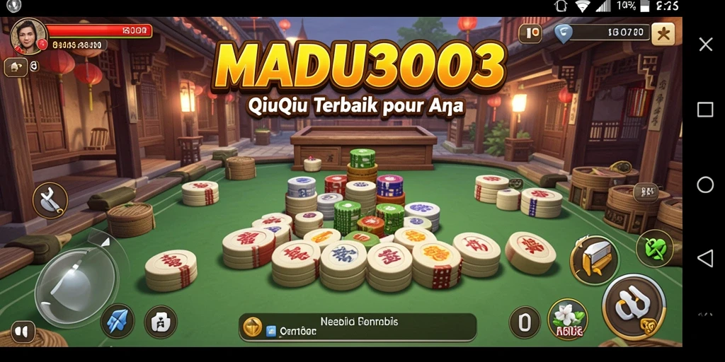 Screenshot game QiuQiu MADU303 dengan tampilan gameplay yang menarik.