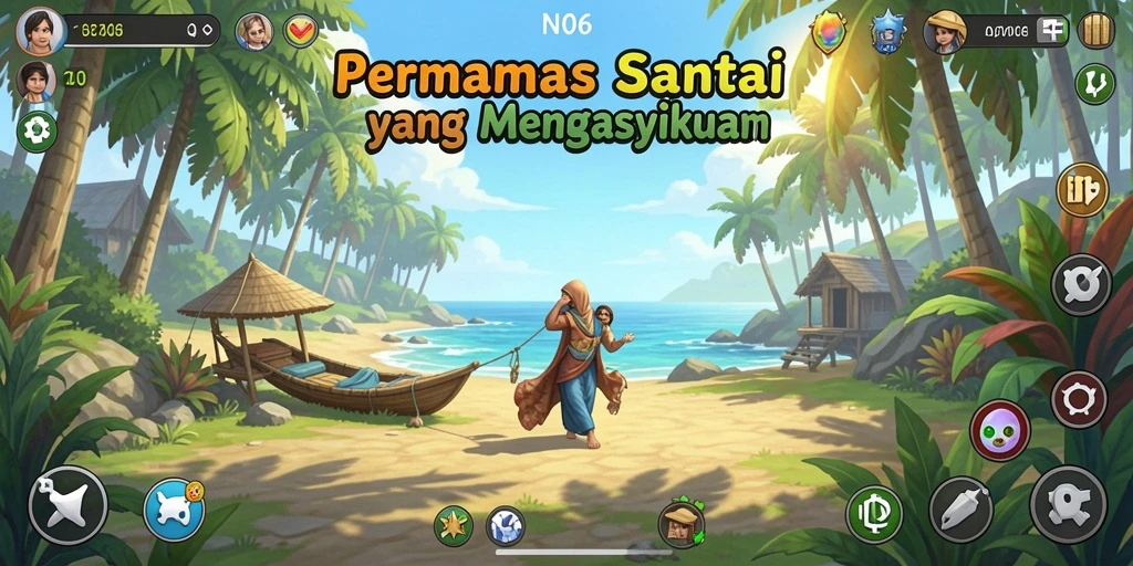 Tampilan menarik dari gameplay N06 yang mengasyikkan.