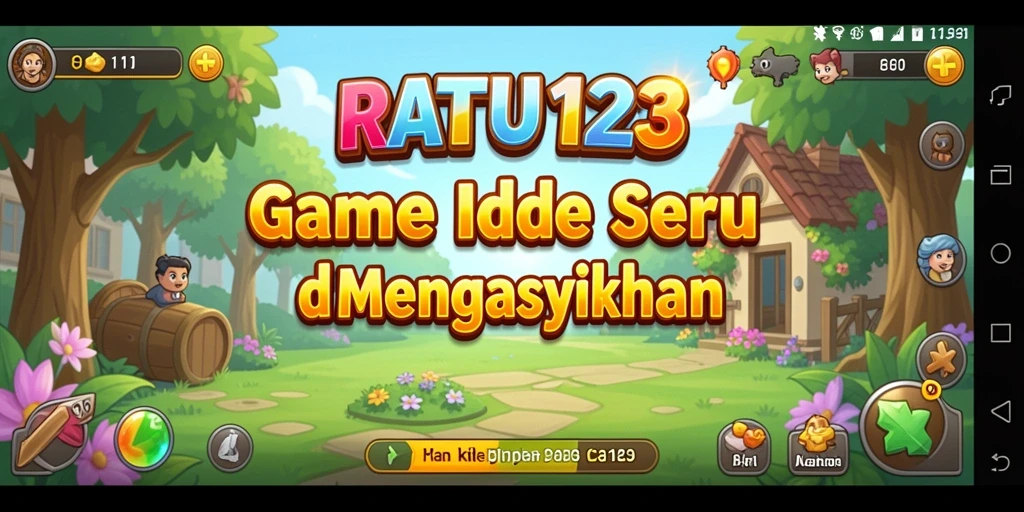 Tampilan menarik dari gameplay Idle di RATU123.