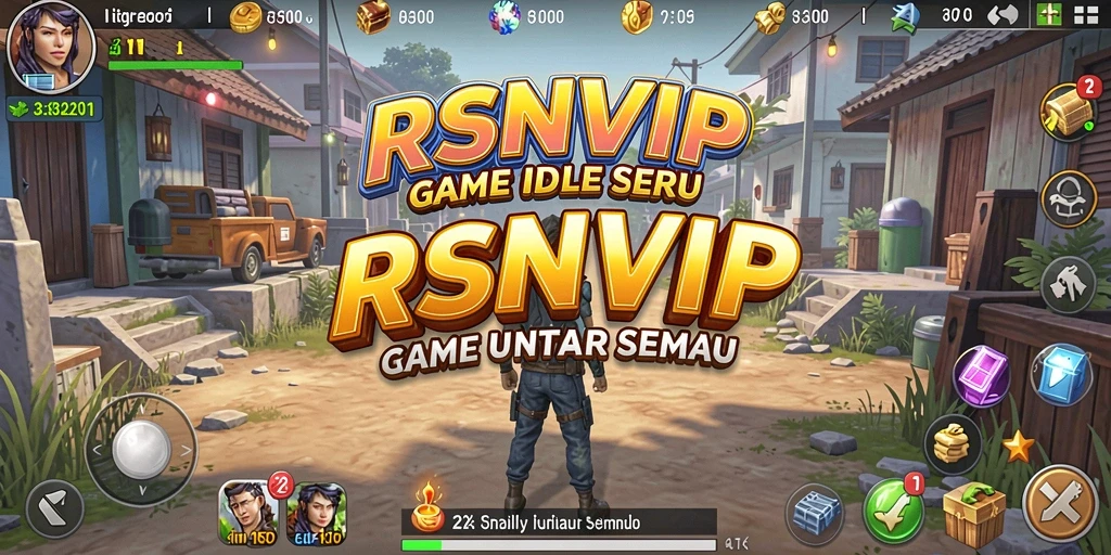 Screenshot gameplay RSNVIP menampilkan karakter yang sedang beraksi.