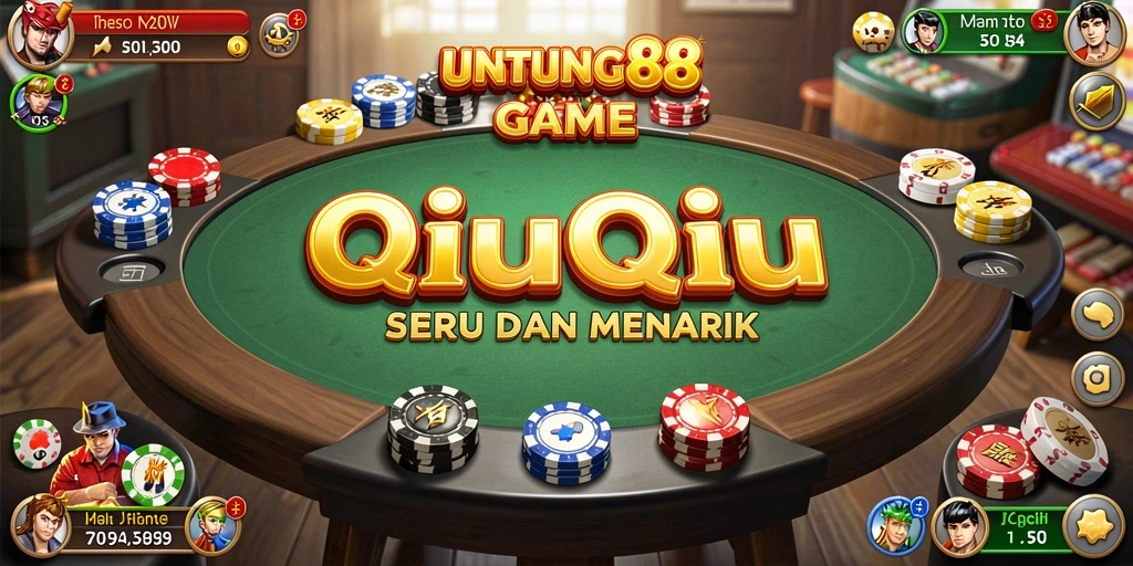 Screenshot gameplay seru QiuQiu di UNTUNG88.