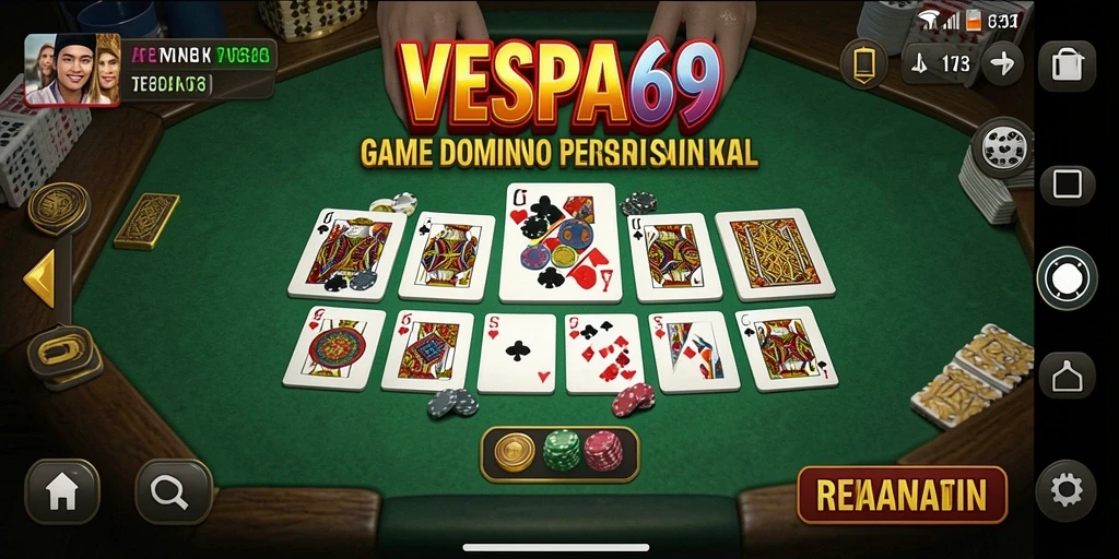 Tampilan gameplay VESPA69 yang seru dan interaktif.