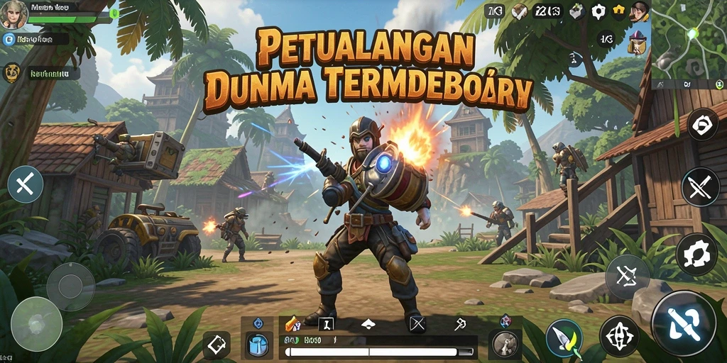 Tampilan screenshot ZK3 menunjukkan eksplorasi dunia terbuka yang luas.